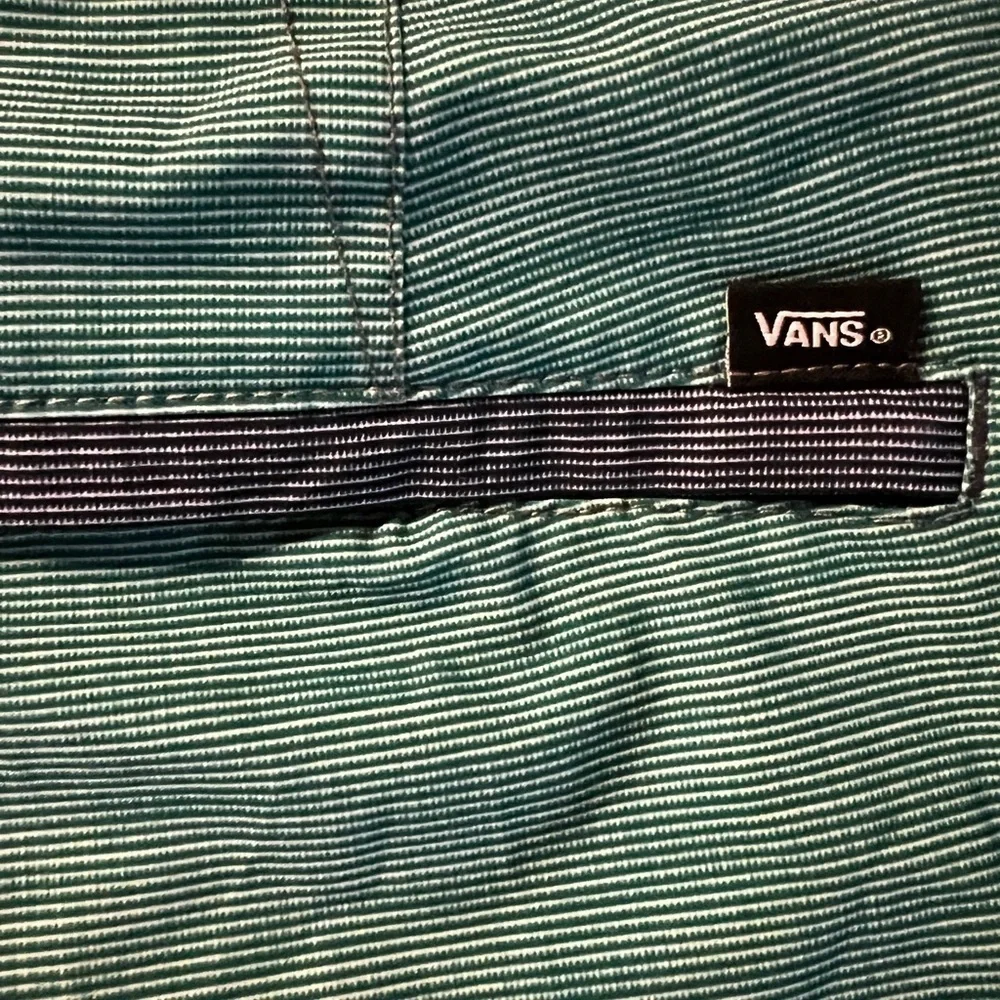 Vans Green, Blue and White Board Shorts with Color-Blocked Design Boys Size 12